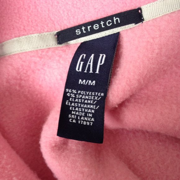 Gap - Bubblegum Pink Quarter Zip Fleece Pullover - Picture 10 of 10